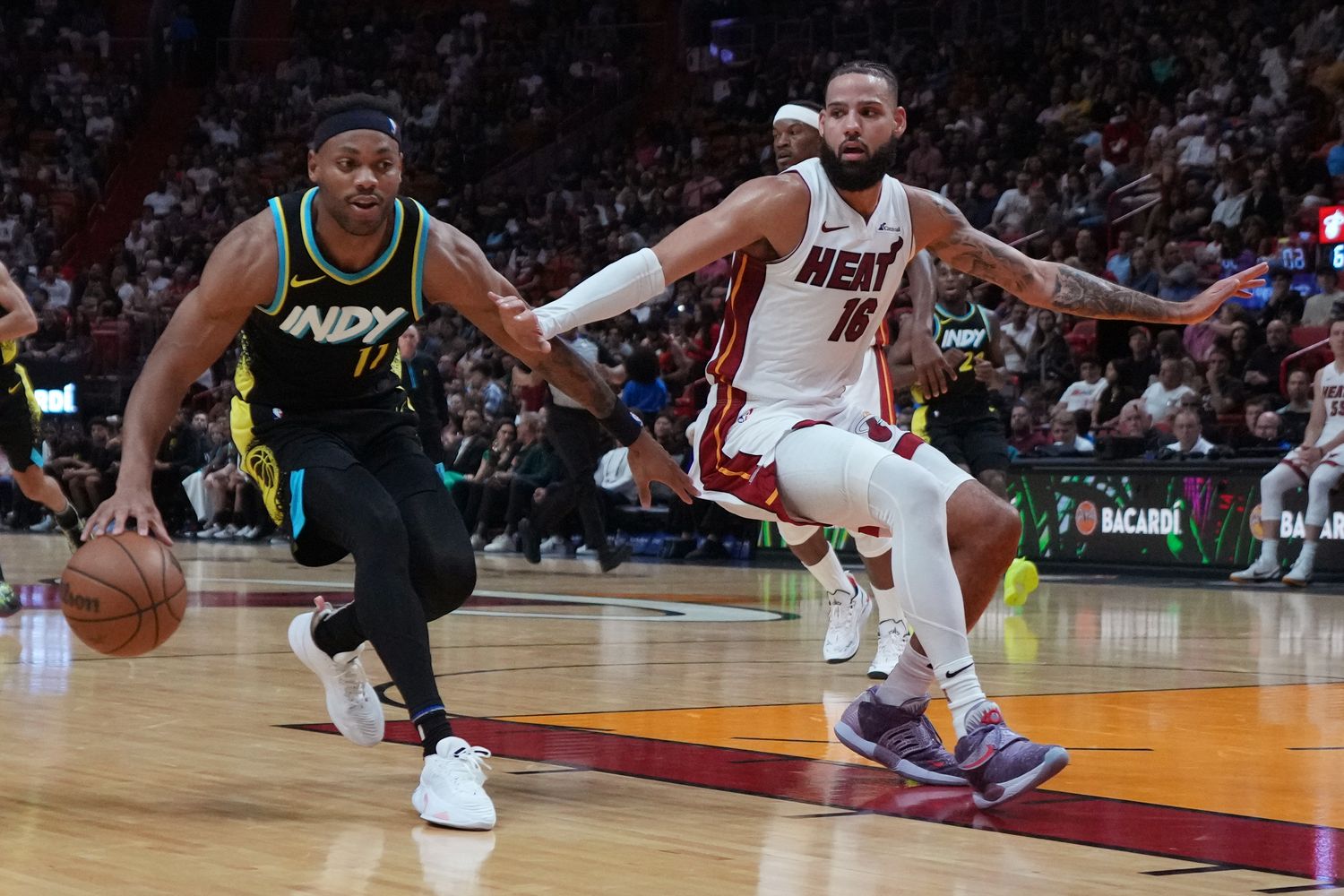 Indiana Pacers guard Bruce Brown Miami Heat
